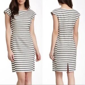 Trina Turk Shiny Striped Sheath Dress